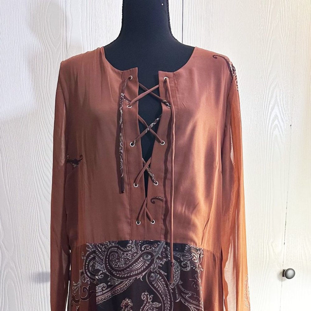 Plus Size Women's Bohemian Maxi Dress
